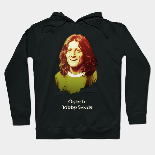 Bobby Sands Irish Republican Hoodie by RichieDuprey